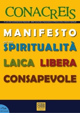 Manifesto della Spiritualità Laica, Libera e Consapevole