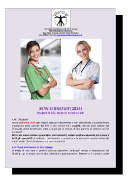servizi gratuiti 2014! - Nursing Up Emilia Romagna