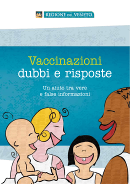 Vaccinazioni dubbi e risposte - EpiCentro