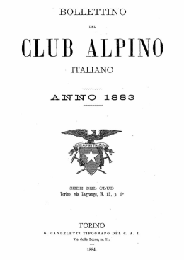 club alpino - Rupestre.net