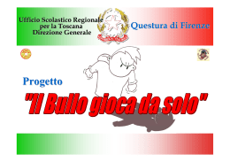 Progetto - Ufficio Scolastico Regionale per la Toscana