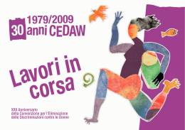Opuscolo Campagna 30 anni di Cedaw