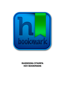 rassegna stampa hiv bookmark