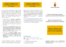 opuscolo informativo - Fondazione Promozione Sociale