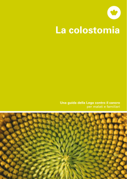 Opuscolo - La colostomia