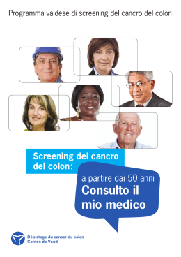 Opuscoli - Swiss Cancer Screening