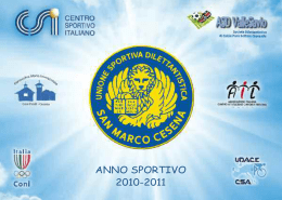 opuscolo S. Marco 2011.7 - Unione Sportiva San Marco