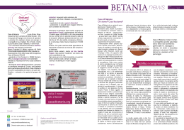 Betania News Novembre 2012