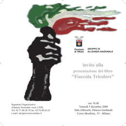 Presentazione libro Tatarella a Milano