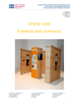 Opuscolo stand USIE