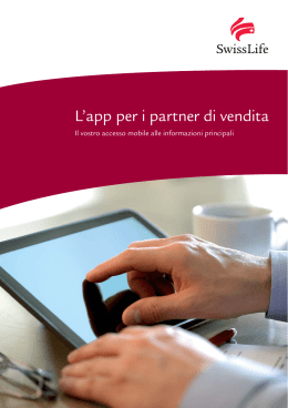 Booklet VPApp - Swiss Life Schweiz