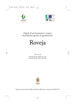 volume roveja - Slow Food Corridonia