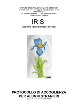 Iris (versione pdf) - Integrazione scolastica