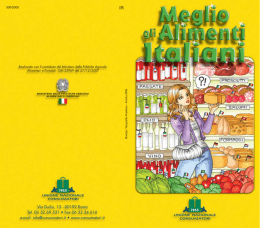 Meglio gli alimenti italiani - Comune Mercato San Severino