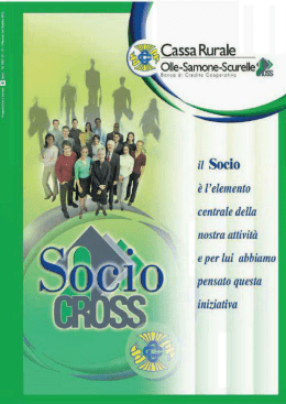 Brochure progetto soci - Cassa Rurale Olle - Samone