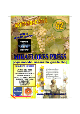 Visualizza - MIRAFLORES PRESS