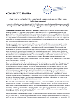 COMUNICATO STAMPA - European Federation of Allergy and