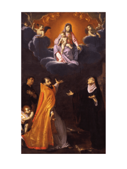 Anna Maria Ambrosini Massari. Madonna in gloria coi santi Agostino