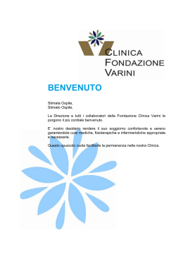 BENVENUTO - Clinica Varini
