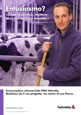 Assicurazione commerciale PMA Agricoltura - opuscolo