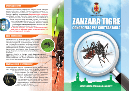 opuscolo informativo sulla zanzara tigre