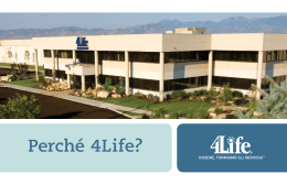 Perché 4Life? - 4Life Research