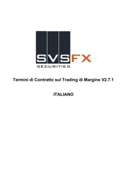 Termini di Contratto sul Trading di Margine V2.7.1 ITALIANO