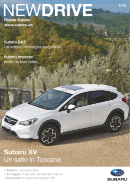 Subaru Xv Un salto in Toscana