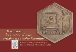 Il percorso dei mestieri d`arte: artigianato storico fiorentino