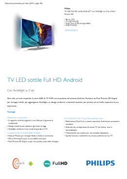 Product Leaflet: TV LED sottile Full HD Android