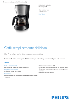 Product Leaflet: Macchina per caffè nera /metallo con