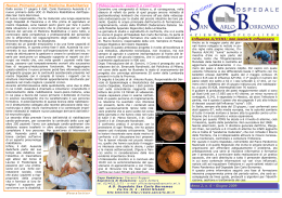 Newsletter - Ospedale San Carlo Borromeo