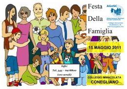 Opuscolo Festa della Famiglia del 15-5-2011