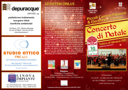 Concerto di Natale - 10 dicembre 2011 ore 15.30