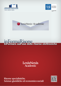 LexisNexis - Università degli Studi di Palermo