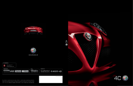 4C Spider Brochure - Alfa Romeo Schweiz