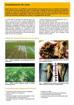 Compattamento del suolo - Opuscolo informativo per gli agricoltori