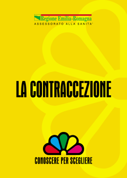 Guida ai sistemi contraccettivi - lingua italiana