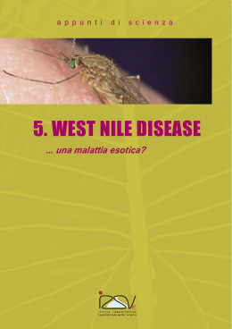 West Nile disease - Azienda per l`Assistenza Sanitaria n. 2