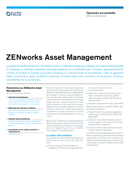 ZENworks Asset Management