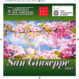 San Giuseppe 2015 - Comune di Cernusco sul Naviglio
