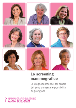 Lo screening mammografico