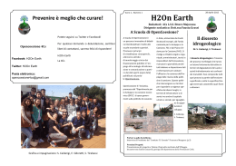 Giornalino H2On Earth - A Scuola di OpenCoesione
