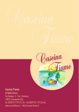 Catalogo PDF - Cascina Fiume