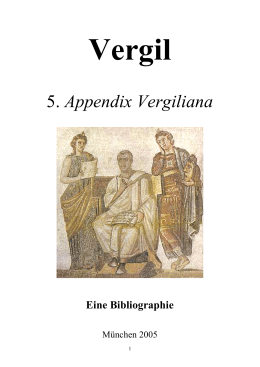 5. Appendix Vergiliana