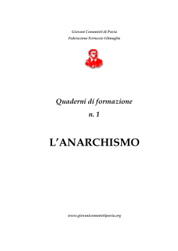 l`anarchismo - Giovani Comunisti Pavia
