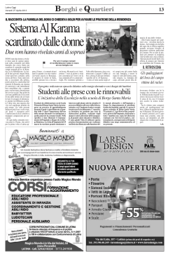 Scarica l`articolo di Latina Oggi del 27/04/2012