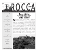Rocca di Settembre 2004 - il giornale di Sant`Agata Feltria