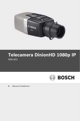 Telecamera DinionHD 1080p IP