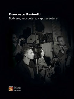Francesco Pasinetti: scrivere, raccontare, rappresentare